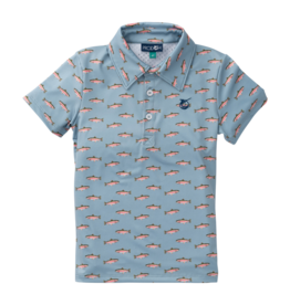 Prodoh SS Pro Performance Polo, Rainbow Trout