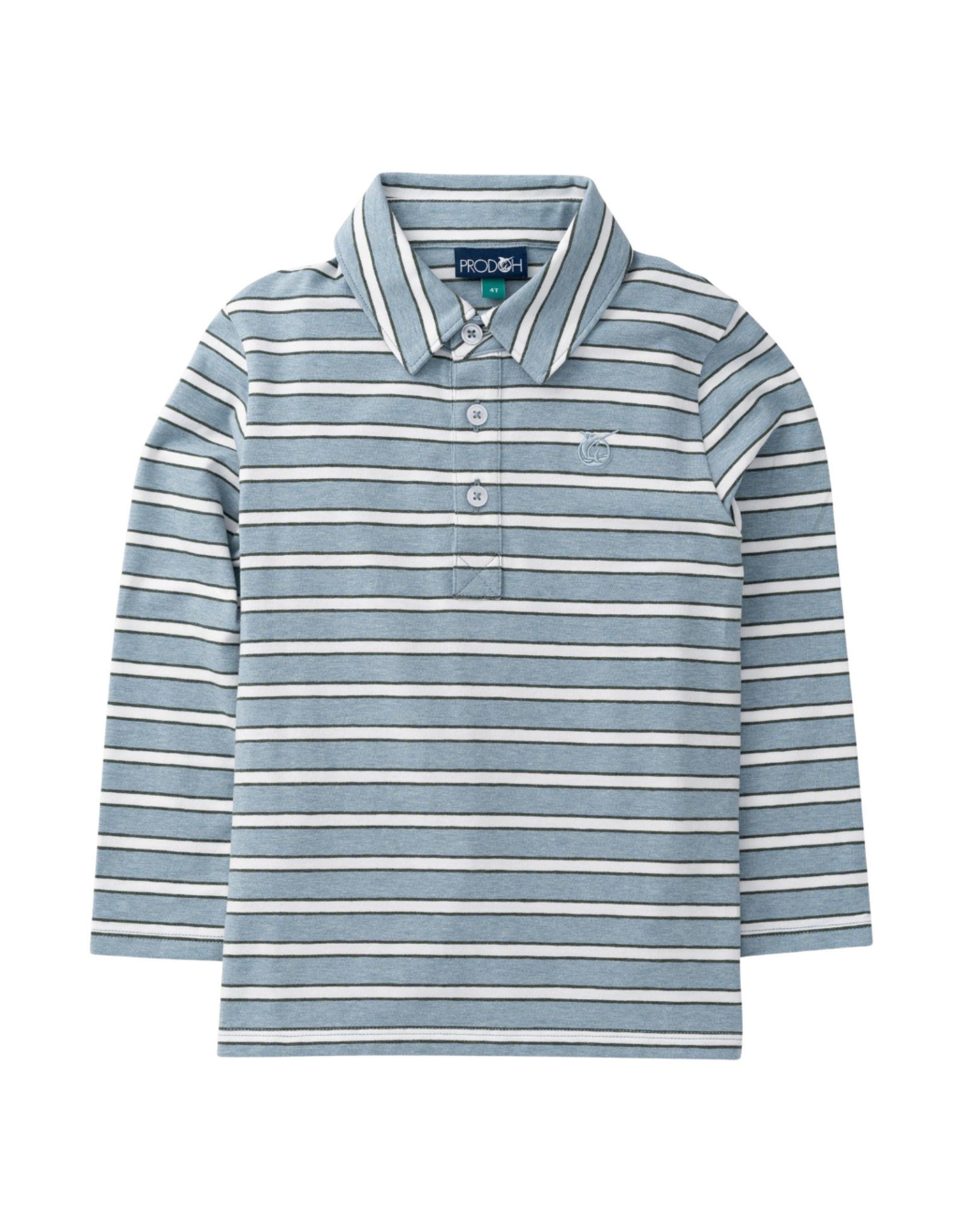 Prodoh LS Too Cool for School Polo, Arona Stripe