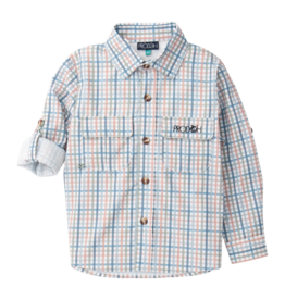 Prodoh Founders LS Fishing Shirt, Arona Sullivans Island Plaid