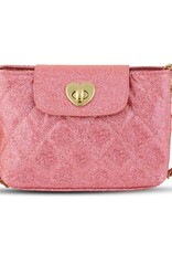 Carrying Kind Paige Purse, Pink Glitter