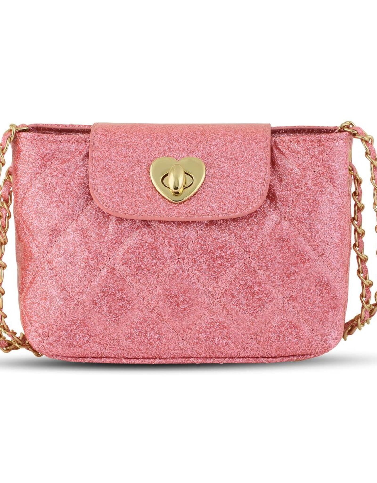 Carrying Kind Paige Purse, Pink Glitter