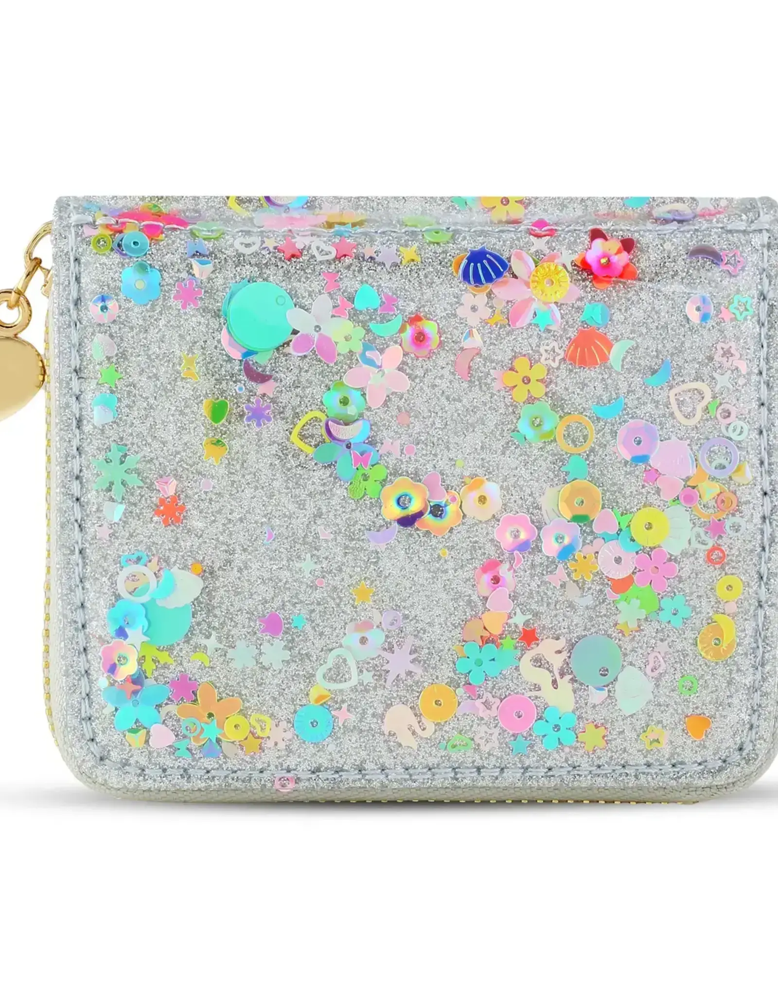 Carrying Kind Confetti Wallet Silver