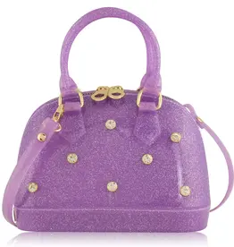 Carrying Kind Rhinestone Cate, Purple Sparkle