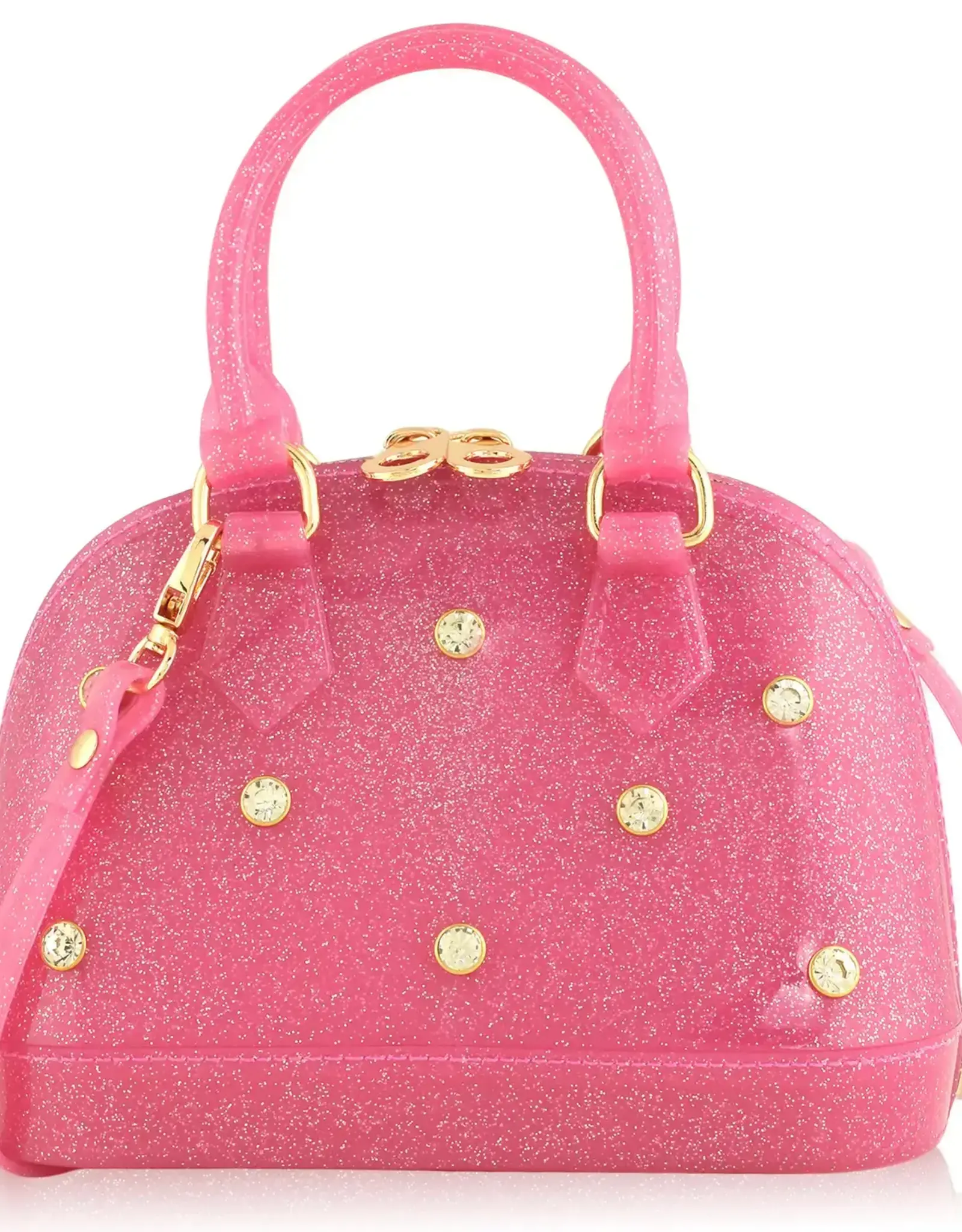 Carrying Kind Rhinestone Cate, Hot Pink Sparkle
