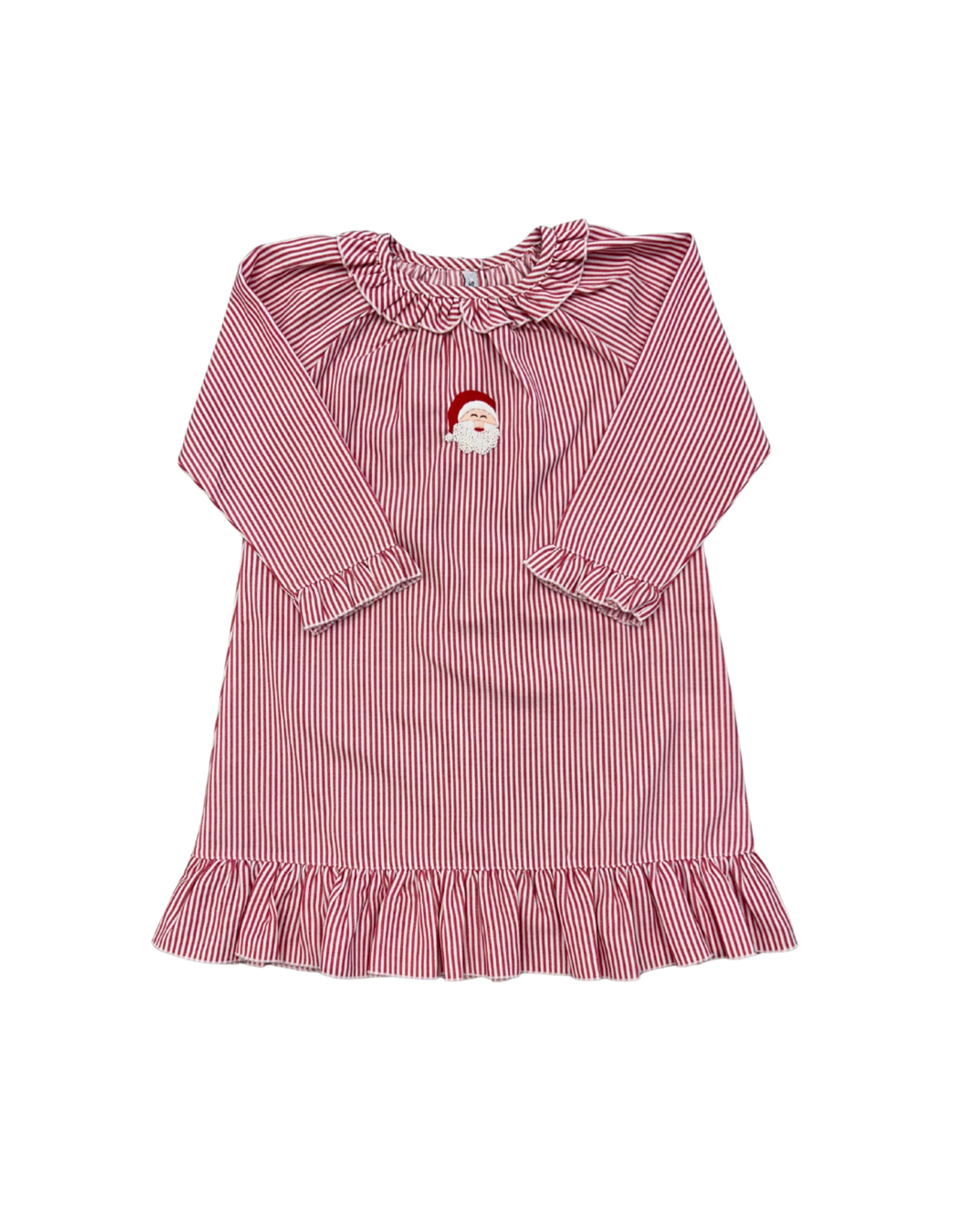 Sweet Dreams Santa Emb Red Stripe Gown