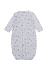 Kissy Kissy Puppy Paws Blue Print Conv Gown