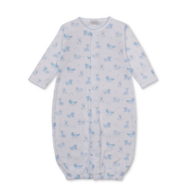 Kissy Kissy Puppy Paws Blue Print Conv Gown