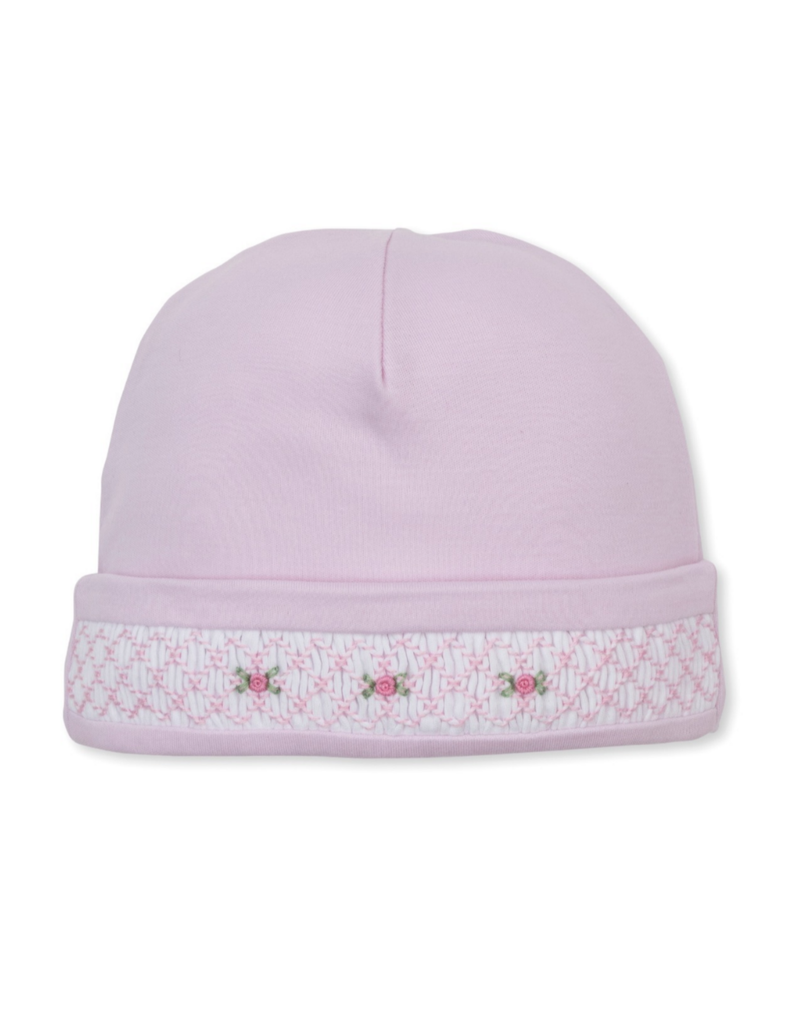 Kissy Kissy CLB Fall 26 Hat w/ Hand Smock, Pink NB