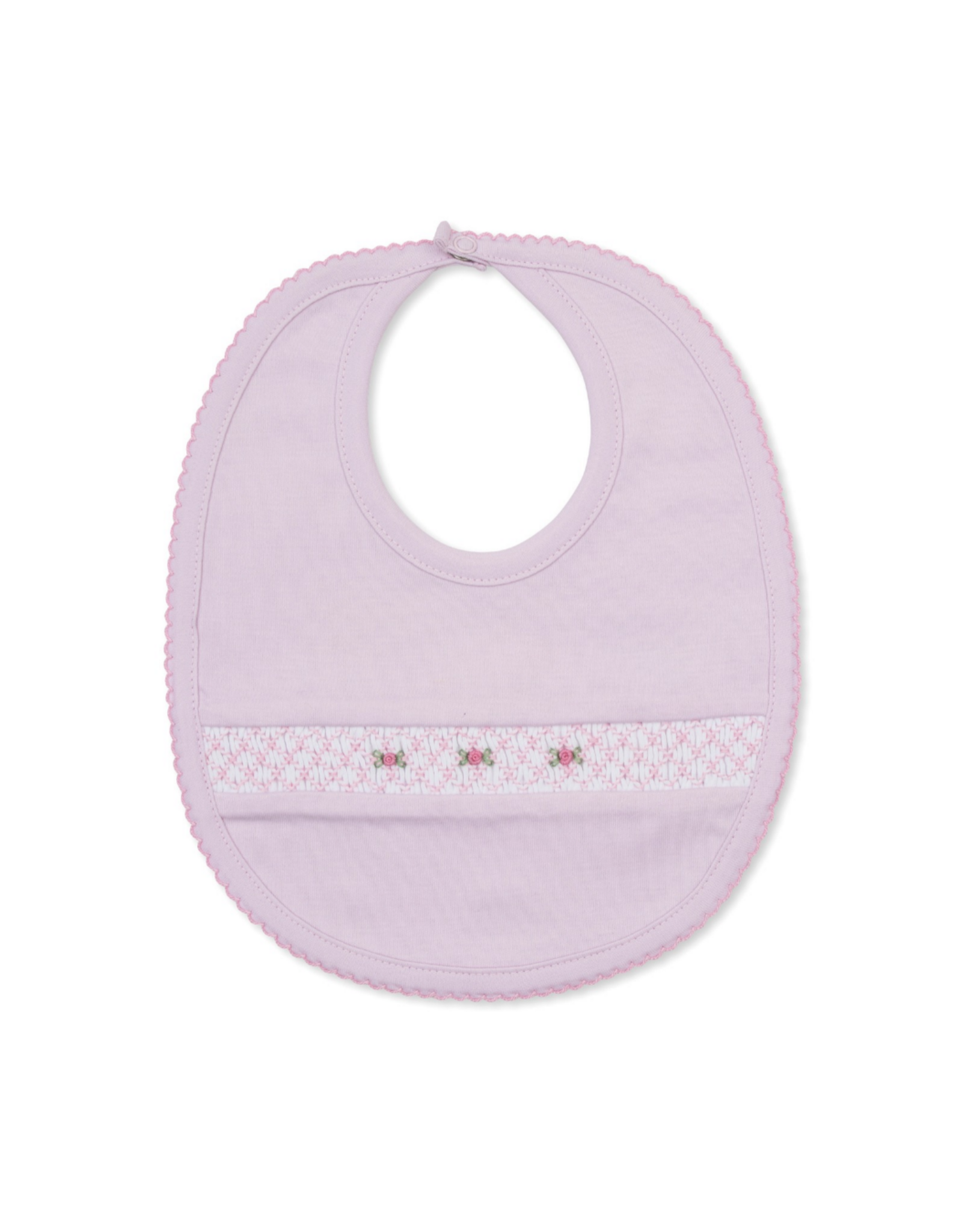 Kissy Kissy CLB Fall 26 Bib w/ Hand Smock, Pink