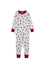 Kissy Kissy Pajama Set Snug, Santa's Merry Pups