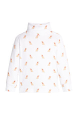 Little English Printed Turtleneck, Seated Labs