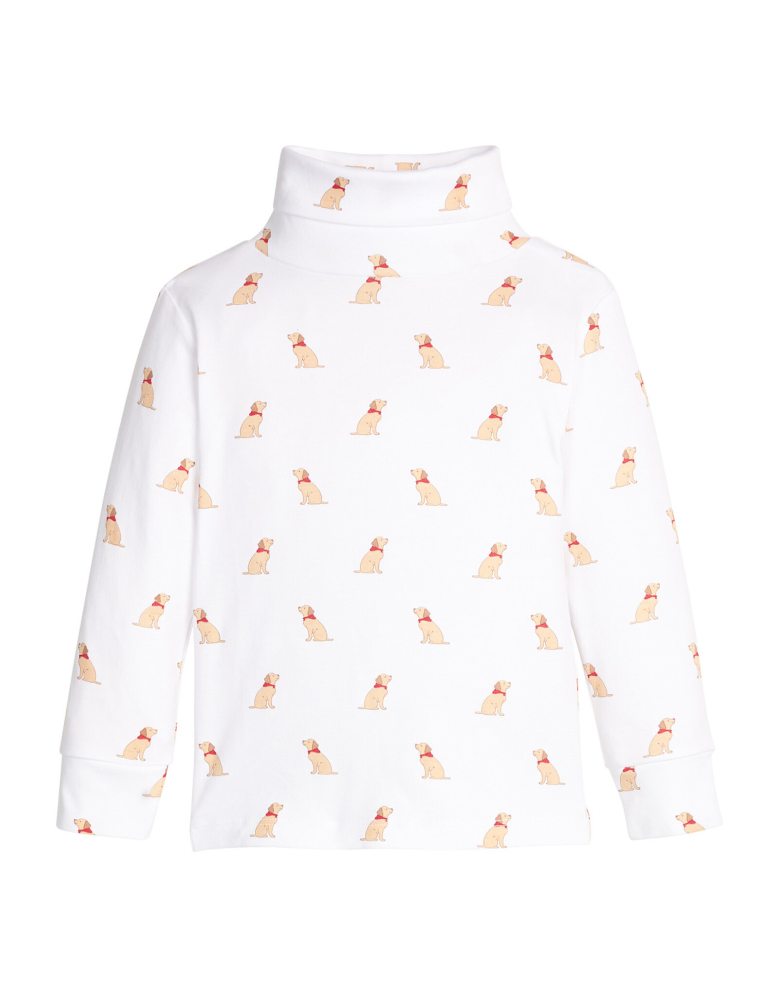 Little English Printed Turtleneck, Seated Labs