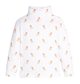 Little English Printed Turtleneck, Seated Labs