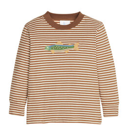 Little English Applique T-Shirt, Brook Trout