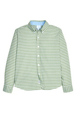 Little English Button Down Shirt, Watercress Gingham