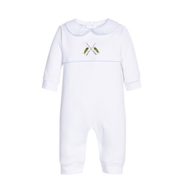 Little English Crochet Playsuit, Fishing Rod