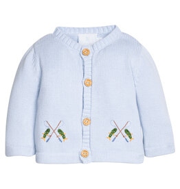 Little English Crochet Cardigan, Fishing Rod