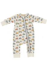 Magnolia Baby Harvest Haulers Zip Playsuit