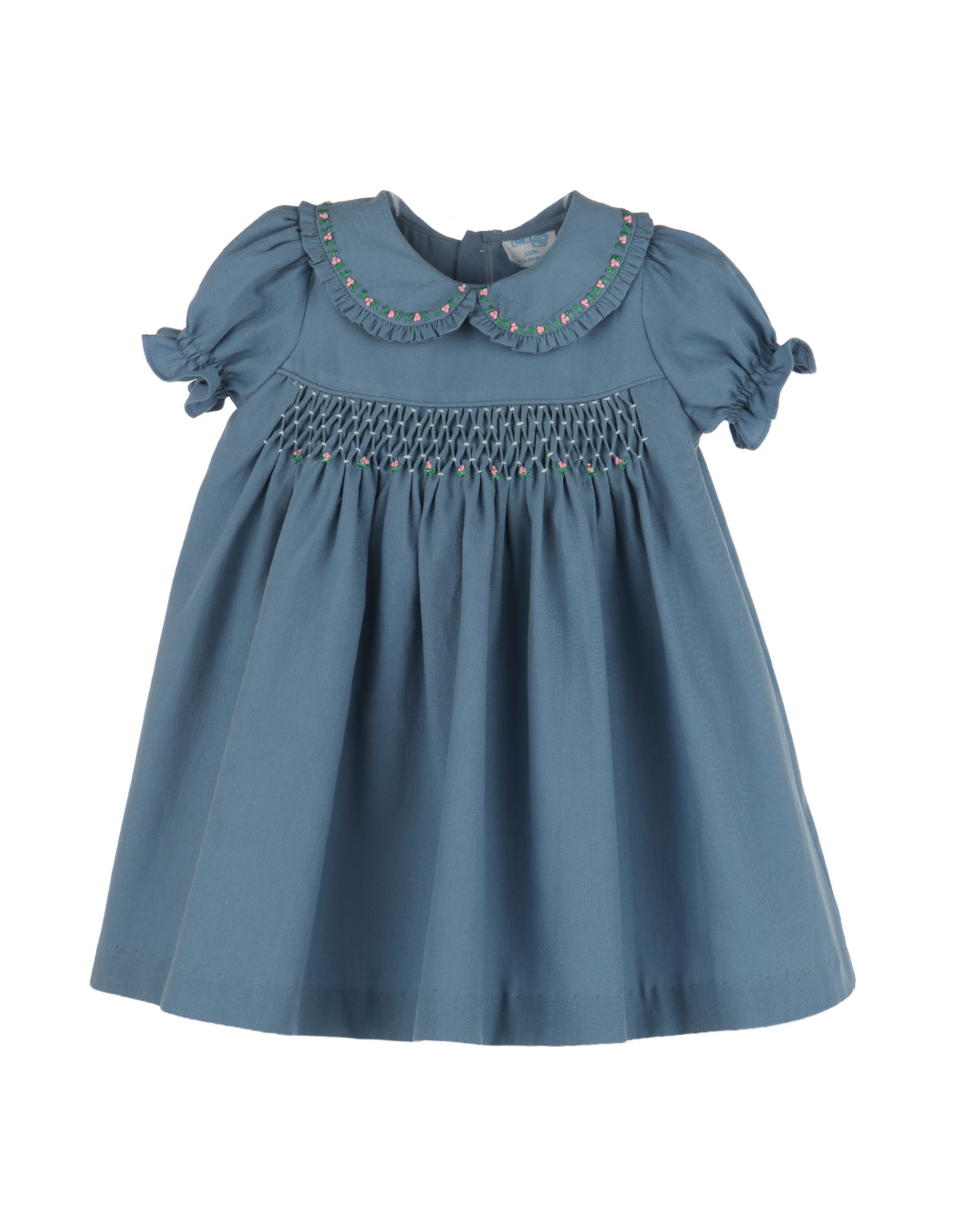 Luli & Me Fall Garden Dress, Blue