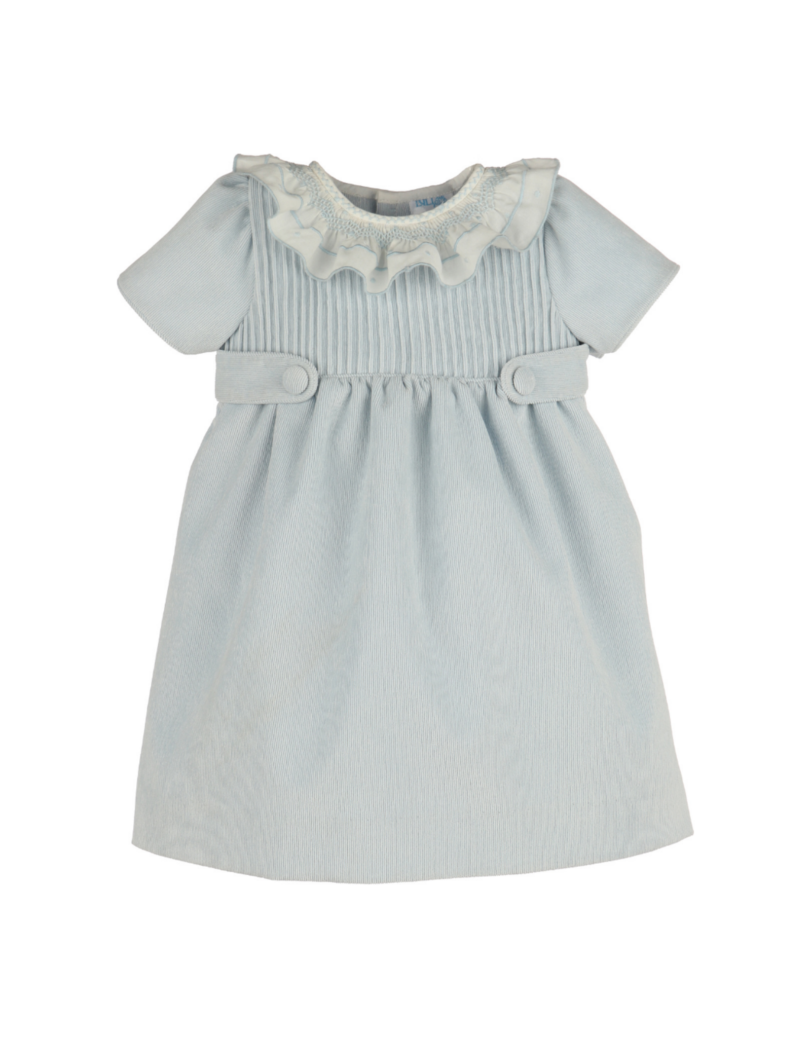 Luli & Me Sweet Corduroy Dress, Blue