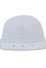Kissy Kissy CLB Fall 26 Hat w/ Hand Smock, Lt Blue NB