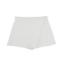 The Beaufort Bonnet Company Stella Skort Quilted, Palmetto Pearl