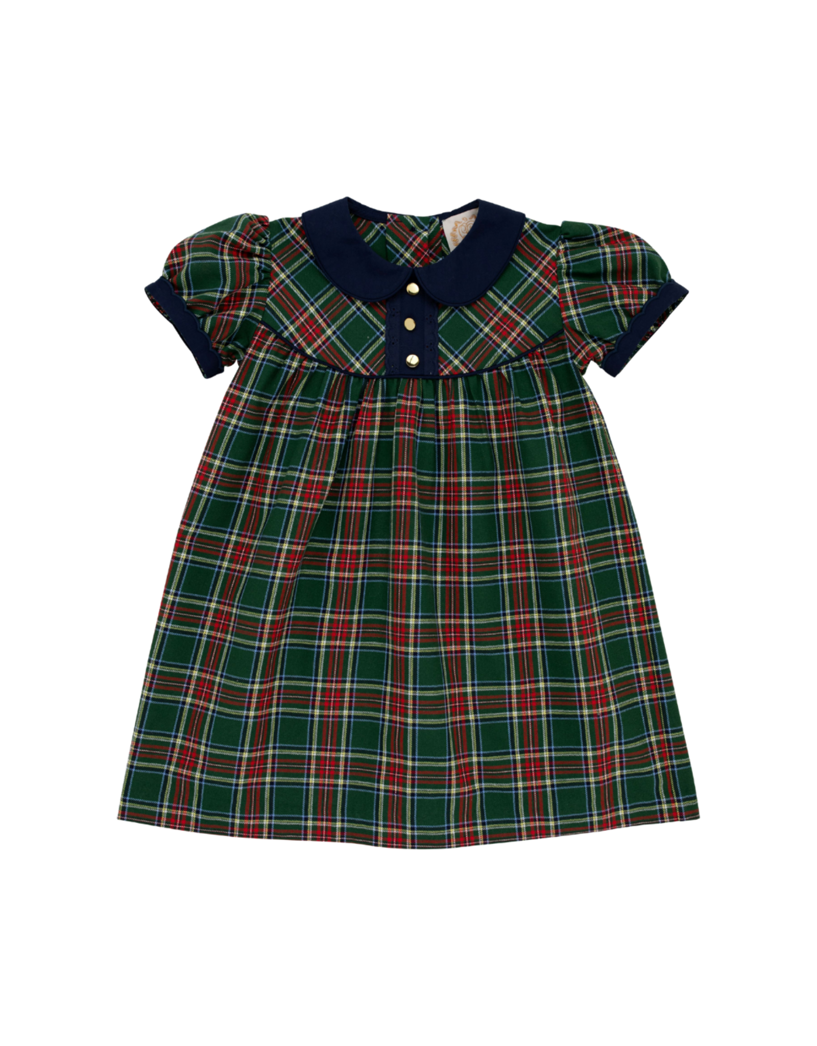 The Beaufort Bonnet Company Dale Dress Twill, Pinehill Plaid Nantucket Navy