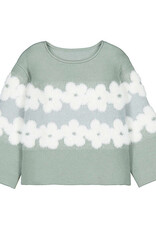 Mayoral Girl Sweater, Bayleaf Flowers