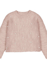 Mayoral Pearl Knit Sweater, Quartz