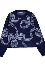 Mayoral Bow Detail Sweater, Ink