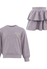 Lola and the Boys Super Soft Pearl Bow Set, Lavender