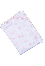Baby Loren Pink Baby Toile Pima Rec Blanket