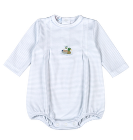 Baby Loren Blue Mallard Duck Pima LS Bubble