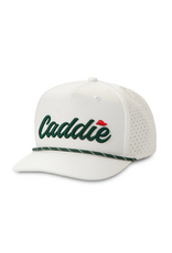 Caddie Caddie Performance Rope Hat, White/Green