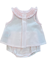 Baby Sen Pink Alice Bloomer Set