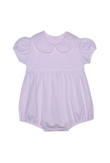 Baby Sen Pink Brady Girl Bubble w/ White Picot