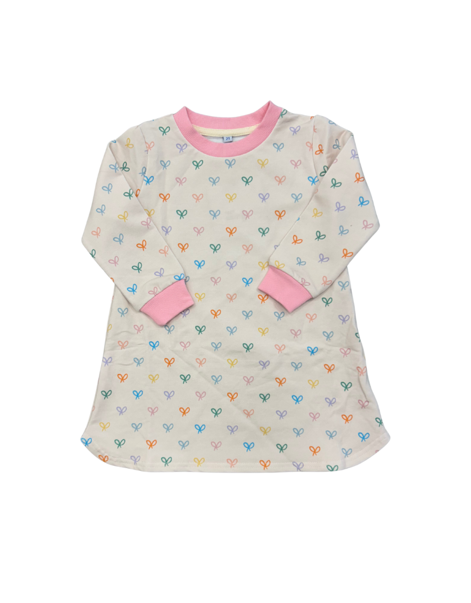 Honesty Sweatshirt Dress Multi Bows