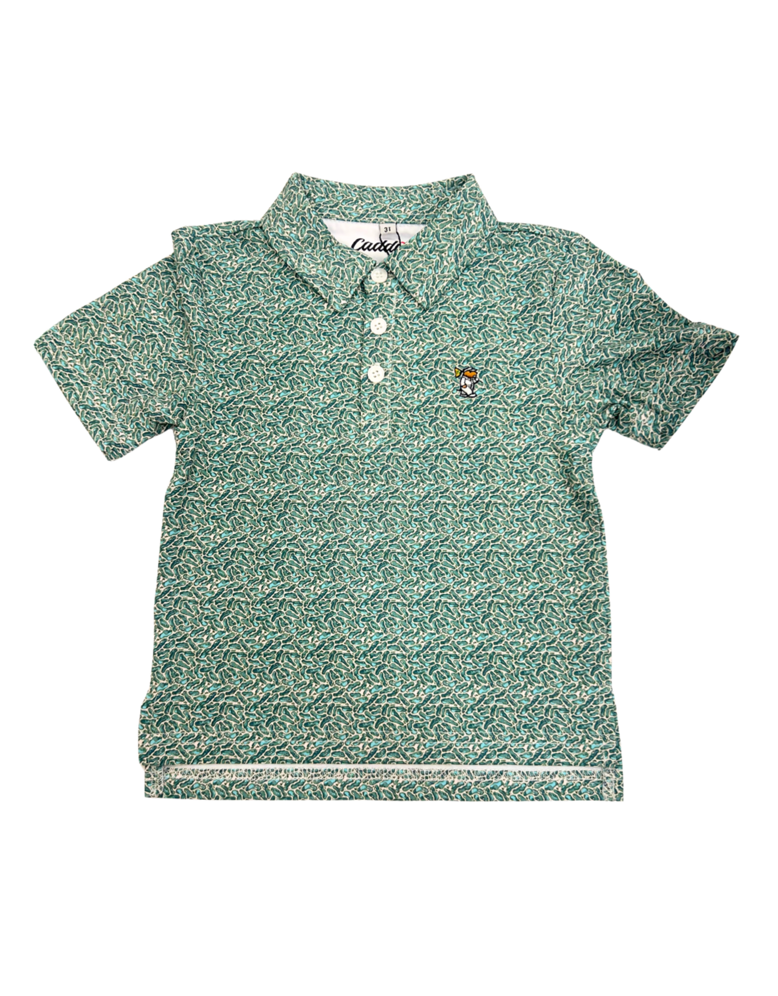 Caddie Youth Greens Polo, Green