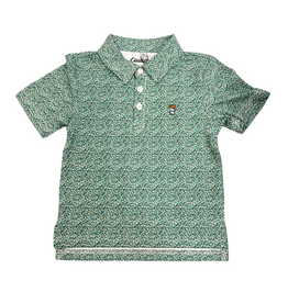Caddie Youth Greens Polo, Green