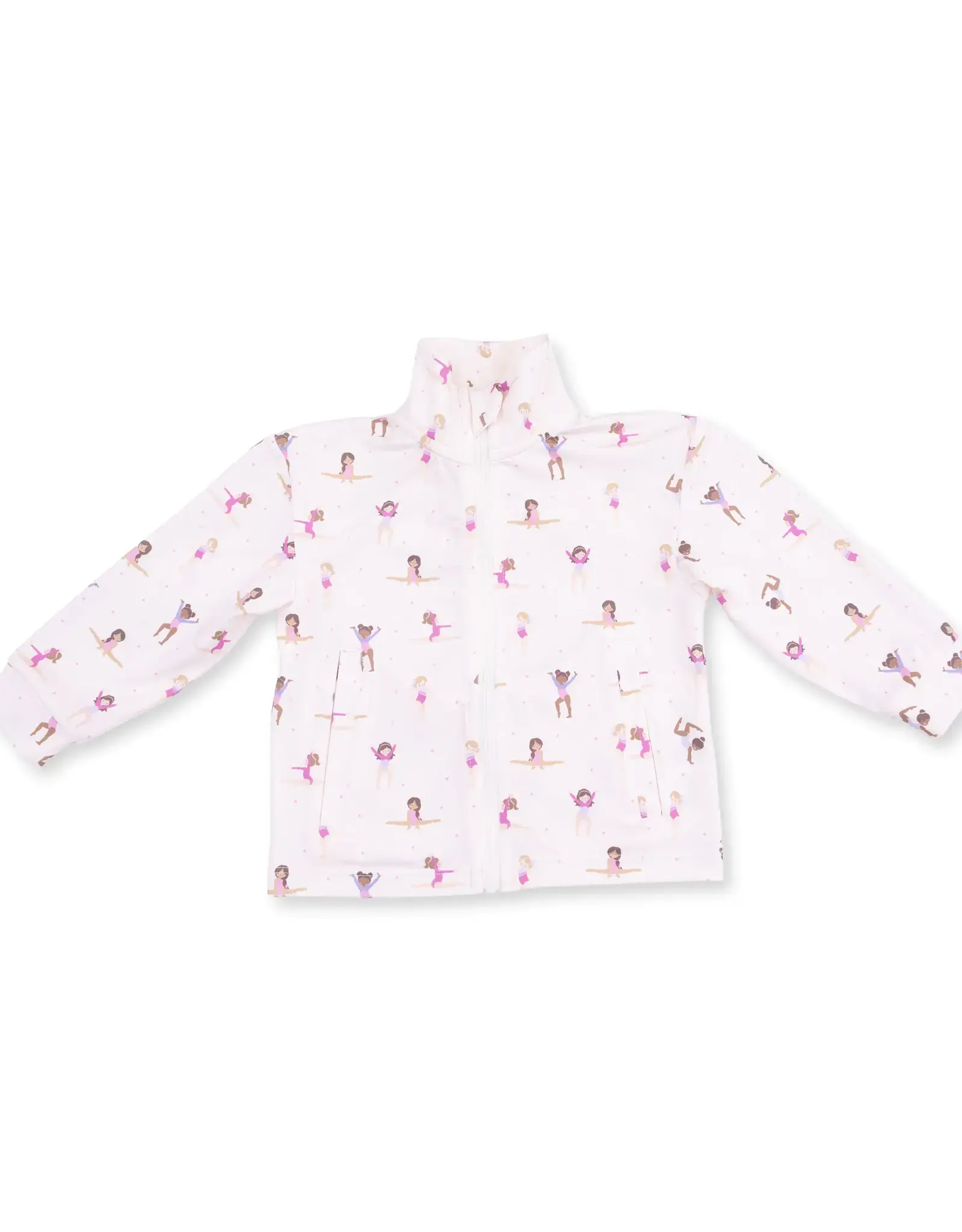 Angel Dear Tiny Tumblers Mock Neck Active Jacket