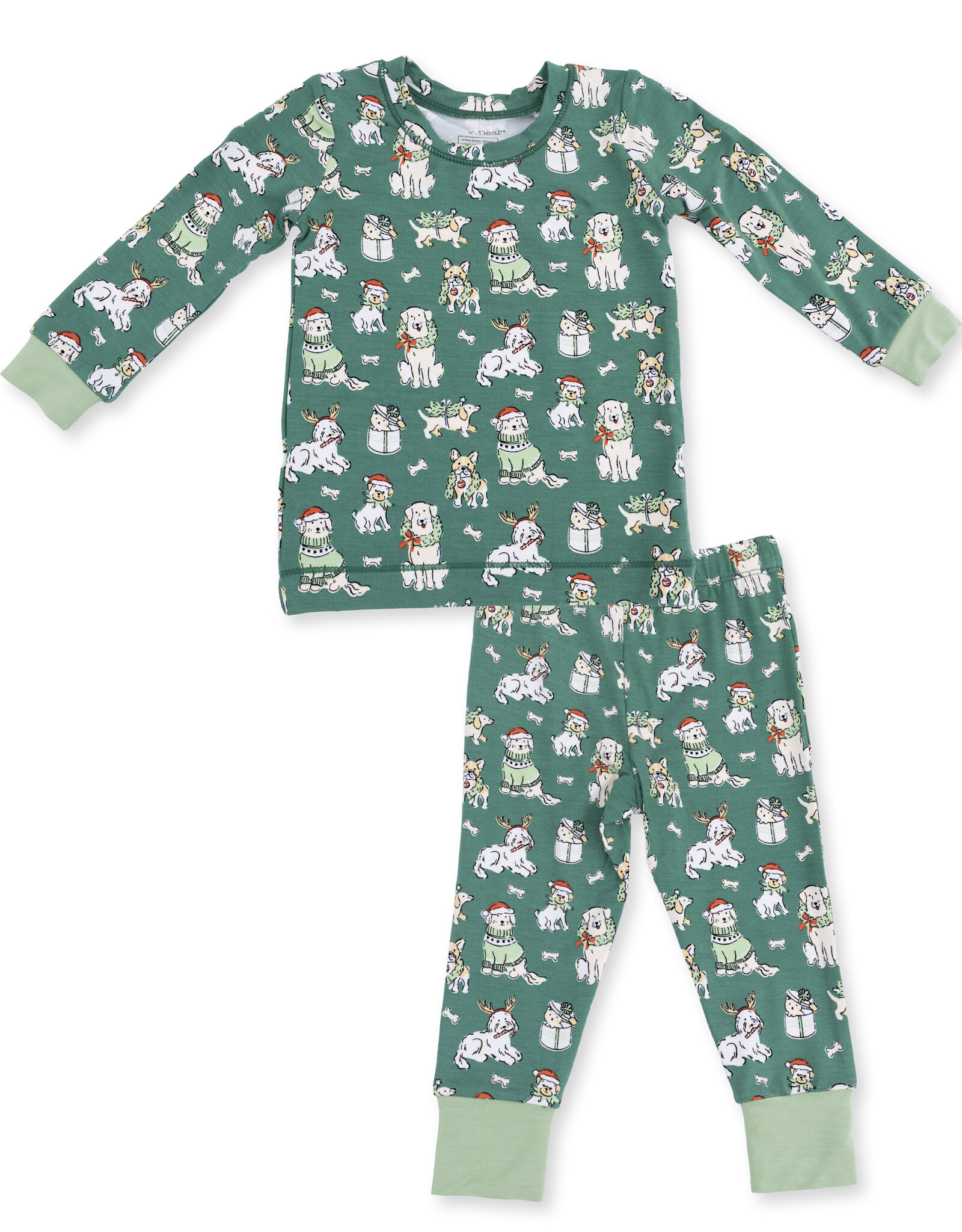 Angel Dear Christmas Dogs LS Loungewear Set