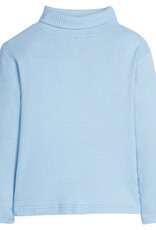 Bisby Ribbed Turtleneck, Ice Blue