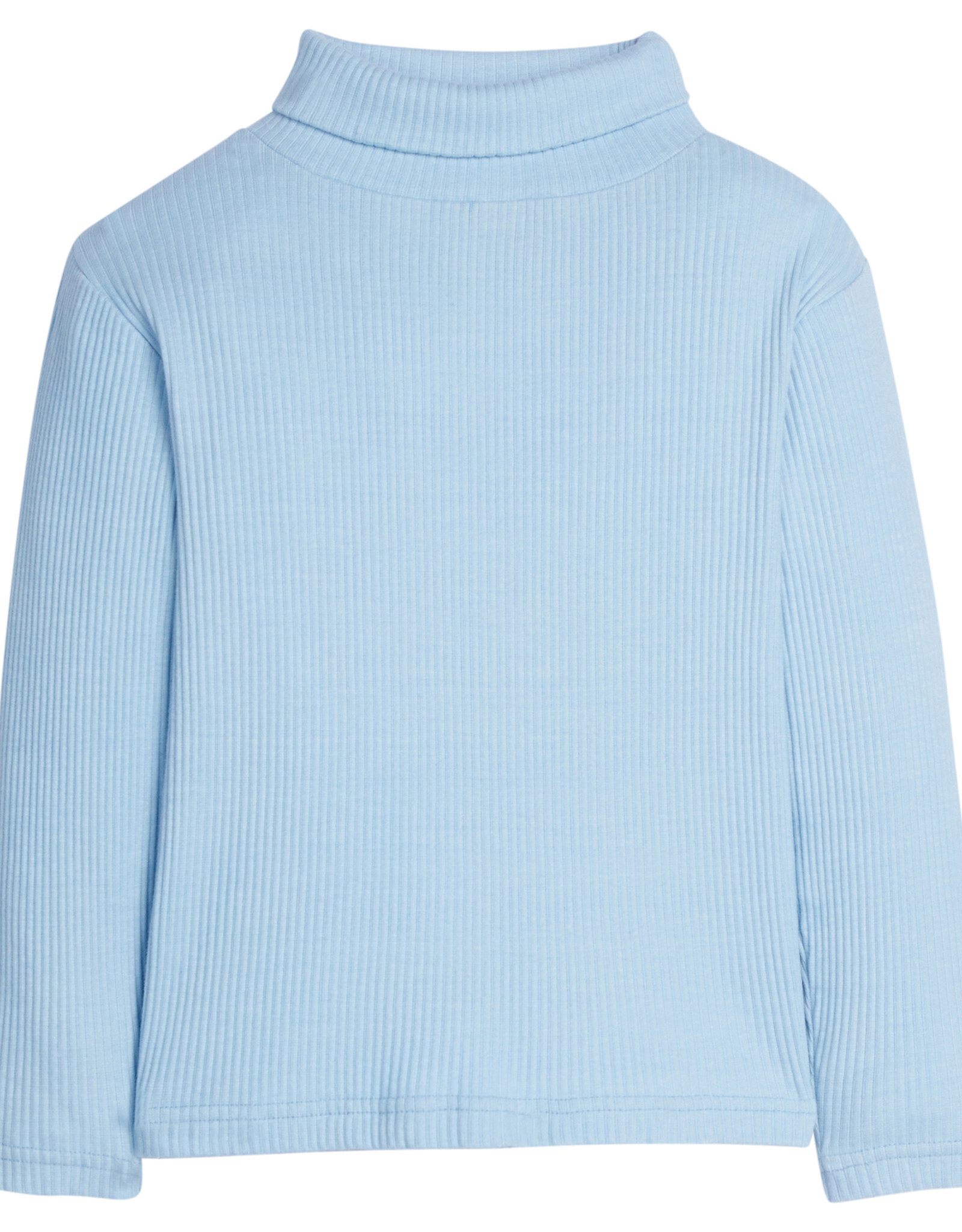 Bisby Ribbed Turtleneck, Ice Blue