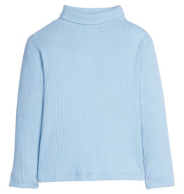 Bisby Ribbed Turtleneck, Ice Blue