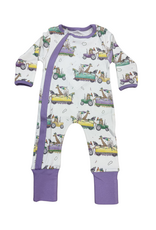 Nola Tawk Krewe Zoo'd It! Organic Cotton Zip-Up Pajamas