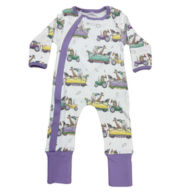Nola Tawk Krewe Zoo'd It! Organic Cotton Zip-Up Pajamas