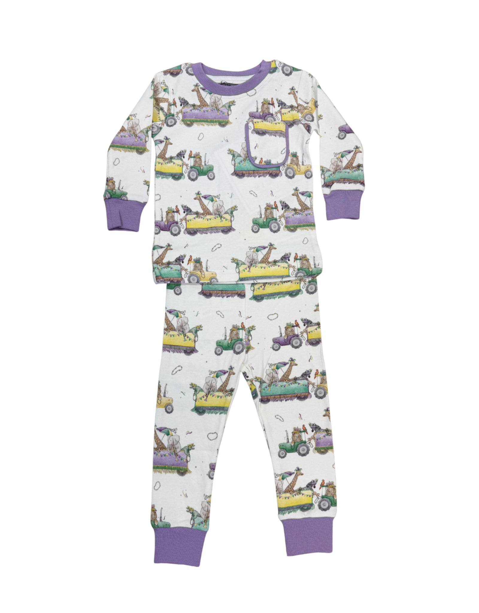 Nola Tawk Krewe Zoo'd It! Organic Cotton Pajama Set