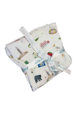 Nola Tawk Louisiana Kids Organic Cotton Swaddle Blanket