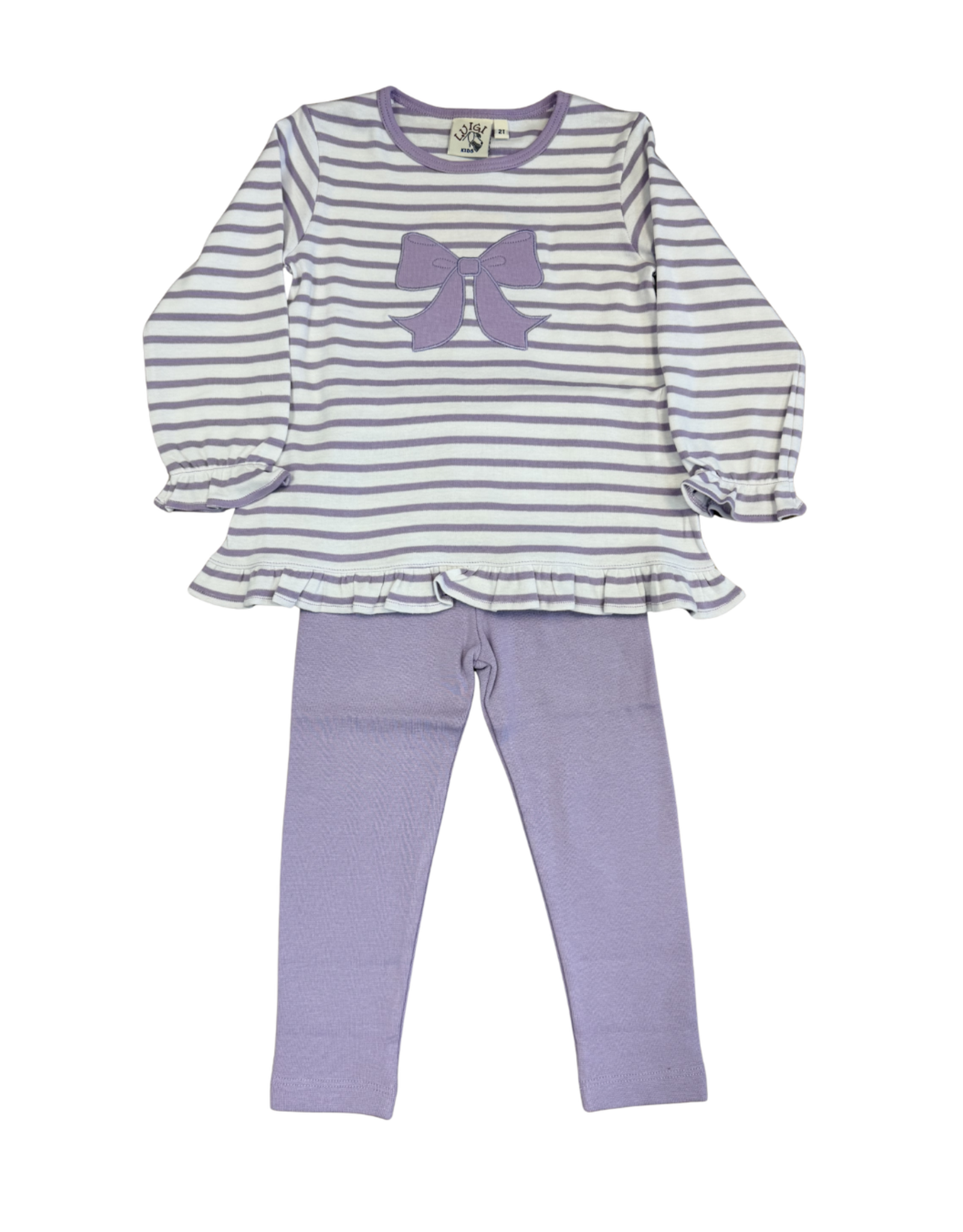 Luigi Lavender Bow Legging  Set