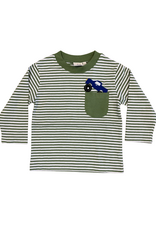 Luigi LS Green Stripe T-Shirt, Monster Truck
